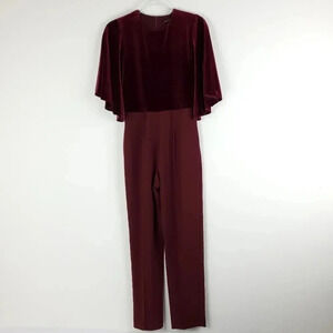 Black Halo Milla Flutter Sleeve Jumpsuit 2 NWT